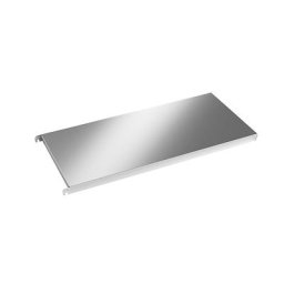 Tablette en inox, tablette d'angle pleine, l x p 940 x 440 mm