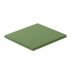 LISTA Tablette faîtière en tôle d'acier, l x p 890 x 860 mm, charge max. / tablette 200 kg, vert réséda