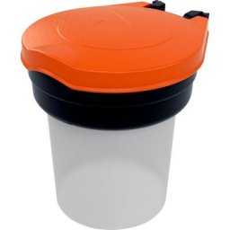 Skipper Récipient de collecte, pour bouchons de protection / résilles/ lunettes de protection / couvre-chaussures, plastique