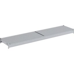 hofe Niveau supplémentaire à tablettes en acier, galvanisé, l x p 1500 x 400 mm, charge max. par tablette 350 kg