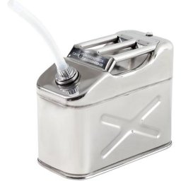 FALCON Récipient de collecte avec couvercle à visser et tuyau d'écoulement, inox, capacité 10 l, à partir de 3 pièces
