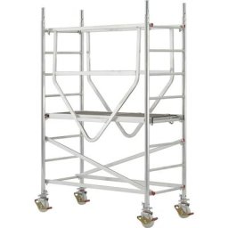 HYMER Échafaudage roulant ADVANCED SAFE-T 7070, soudé, plate-forme 1,58 x 0,61 m, module 1
