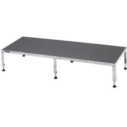 eurokraft pro Plate-forme de travail réglable en hauteur de 255 à 320 mm, avec plate-forme en multiplis antidérapant, L x l plate-forme 1510 x 610 mm, galvanisé à chaud