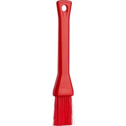 Vikan Pinceau souple pour denrées alimentaires, largeur pinceau 30 mm, lot de 10, rouge