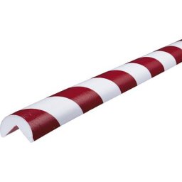 SHG Protection des coins Knuffi®, type A, découpe au mètre linéaire, rouge / blanc