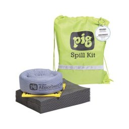 PIG Kit d'urgence dans un sac de transport, version universelle, absorbe 10,4 l
