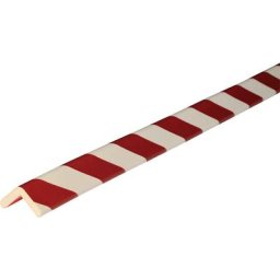 SHG Protection des coins Knuffi®, type H, découpe au mètre linéaire, rouge / blanc