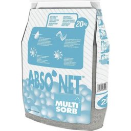 Granulés absorbants universels type III R gros grains, pour sols/surfaces lisses, en sac de 20 kg, lot de 24