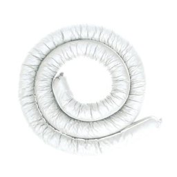 Boudin de feuilles absorbantes, modèle huile, longueur 3000 mm, Ø 75 mm, blanc, lot de 8
