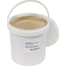 Granulés absorbants universels type III R grains extra-fins, propriété nettoyante très élevée, en seau de 5 kg, lot de 24