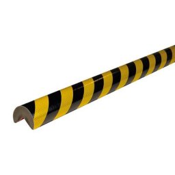 SHG Protection des coins Knuffi®, type A+, pièce de 1 m, noir/jaune, réfléchissant