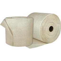 Feuille absorbante DuraSoak® pour huile, rouleau, lot de 2, coton, 360 mm x 45 m, blanc/naturel, à partir de 3 lots