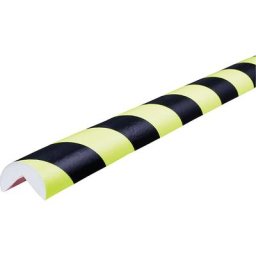 SHG Protection des coins Knuffi®, type A, 1 rouleau de 5 m, noir / fluorescent