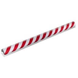 SHG Protection des coins Knuffi®, type A+, pièce de 1 m, réfléchissant rouge / blanc