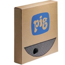 PIG Tapis absorbant universel pour couvercles de fûts 210 l, lot de 25, Ø 560 mm