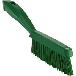 Vikan Brosse manuelle à manche court, ultra-dur, fin, lot de 10, vert