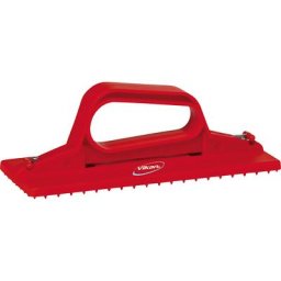 Vikan Porte-lavettes, modèle manuel, lot de 10, rouge