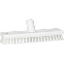 Vikan Balai-brosse avec écoulement d'eau, ultra-dur, lot de 10, blanc