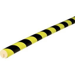 SHG Protection des arêtes Knuffi®, type B, pièce de 1 m, noir / fluorescent