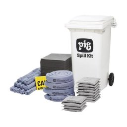 PIG Kit d'urgence mobile, taille moyenne, version universelle, absorbe 183 l