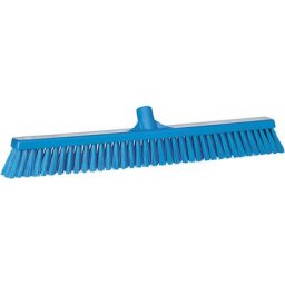 Vikan Balai, largeur 610 mm, souple/dur, lot de 10, bleu