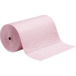 PIG Rouleau absorbant pour produits chimiques HazMat, modèle Heavy Weight, longueur 46 m, prédécoupé dans la longueur 760 mm