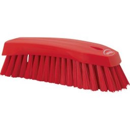 Vikan Brosse de lavage, L, dur, lot de 15, rouge