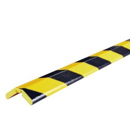 SHG Protection des coins Knuffi®, type W, 1 rouleau de 5 m, noir/jaune