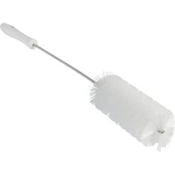 Vikan Brosse tubulaire avec manche, moyen, Ø 60 mm, lot de 15, blanc