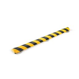 SHG Protection des surfaces Knuffi® avec rail de montage, type C+, pièce de 500 mm, noir/jaune