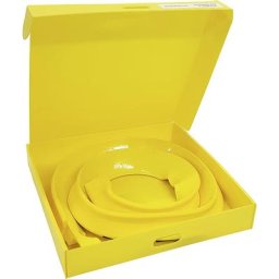 Digue flexible, réutilisable, avec boîte de transport/stockage, L x l x h 3000 x 100 x 70 mm, à partir de 3 pièces