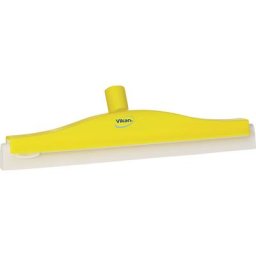 Vikan Raclette à embout rechangeable, avec articulation rotative, longueur 400 mm, lot de 10, jaune
