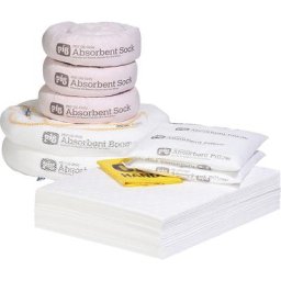 PIG Kit de réapprovisionnement pour sac d'urgence, version huile, absorbe 53,3 l/lot