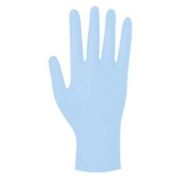 Gants jetables en nitrile Meditrade, lot de 1000, qualité alimentaire certifiée, bleu, taille M