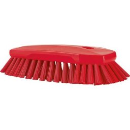 Vikan Brosse de lavage, XL, ultra-dur, lot de 10, rouge