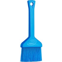 Vikan Pinceau souple pour denrées alimentaires, largeur pinceau 70 mm, lot de 10, bleu