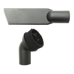 Suceur à brosse ronde et pour fentes, en plastique, Ø 40 mm