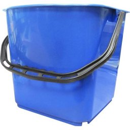 Seau, capacité 25 l, lot de 2, bleu