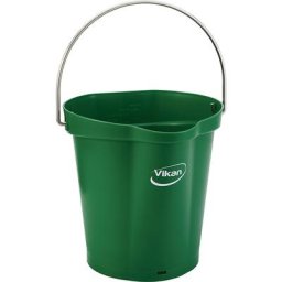Vikan Seau de qualité alimentaire, capacité 6 l, lot de 5, vert