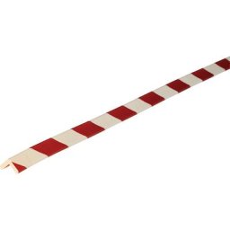 SHG Protection des coins Knuffi®, type E, 1 rouleau de 5 m, rouge / blanc