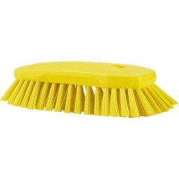 Vikan Brosse de lavage, XL, ultra-dur, lot de 10, jaune