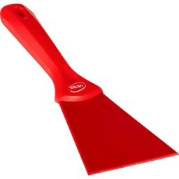 Vikan Grattoir manuel à lame en nylon, largeur 100 mm, lot de 10, rouge