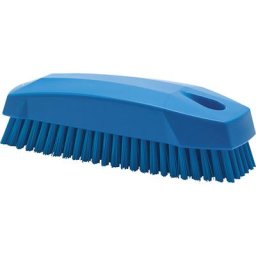 Vikan Brosse à ongles / à mains S, dur, lot de 25, bleu
