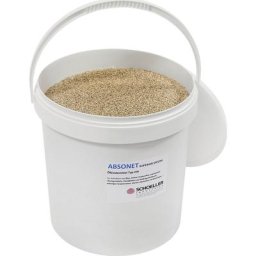Granulés absorbants universels type III R grains fins, pour surfaces poreuses / asphalte, en seau de 4,5 kg, lot de 24