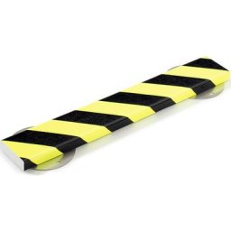 SHG Protection des surfaces Knuffi® avec rail de montage, type S, pièce de 500 mm, noir/fluorescent