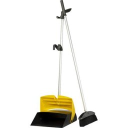 Vermop Kit de balayage, balai et pelle de nettoyage, anthracite/jaune