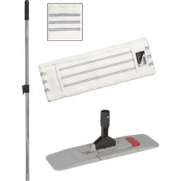 Kit de nettoyage MAGIC CLICK Premium, largeur 400 mm, avec manche télescopique
