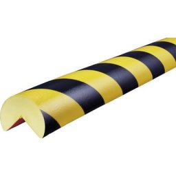 SHG Protection des coins Knuffi®, type A+ SOFT, pièce de 1 mètre, noir/jaune