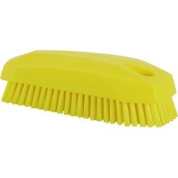 Vikan Brosse à ongles / à mains S, dur, lot de 25, jaune