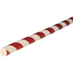 SHG Protection des arêtes Knuffi®, type B, découpe au mètre linéaire, rouge / blanc